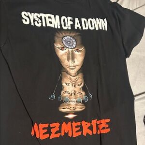 Hot Topic Black System of a Down Tee